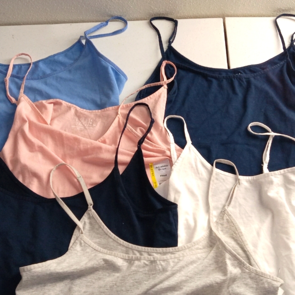 Women's large adjustable strap tank tops bundle